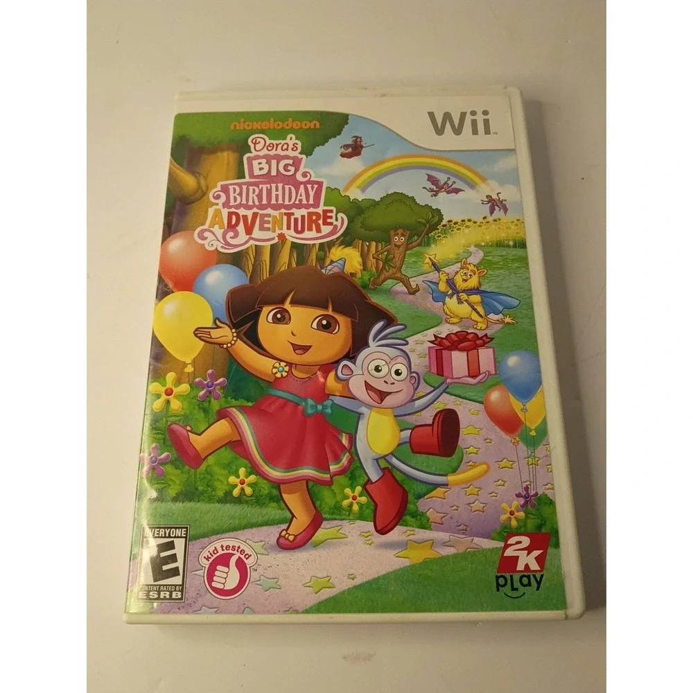 Dora's Big Birthday Adventure (Nintendo Wii, 2010) CIB CLEANED & TESTED